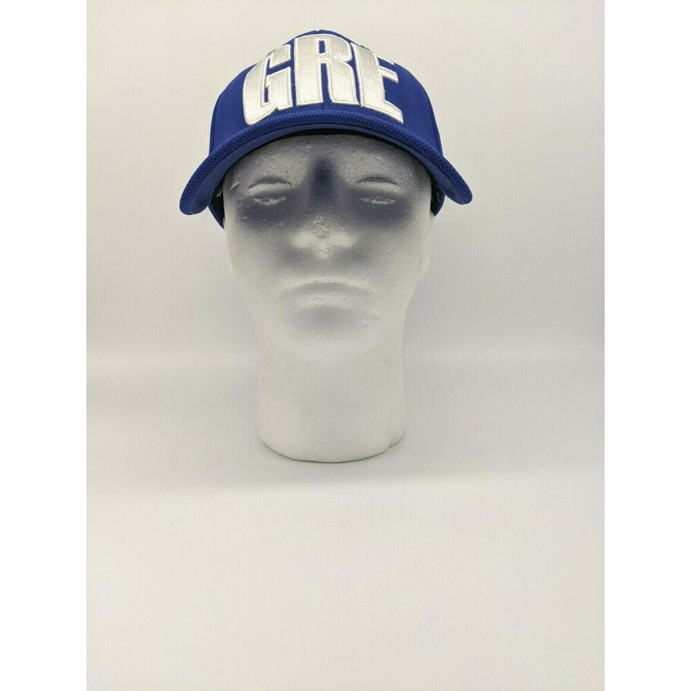 "GRE" Greek Flag Adidas Stretch Fit Men's Cap / Hat Large Blue